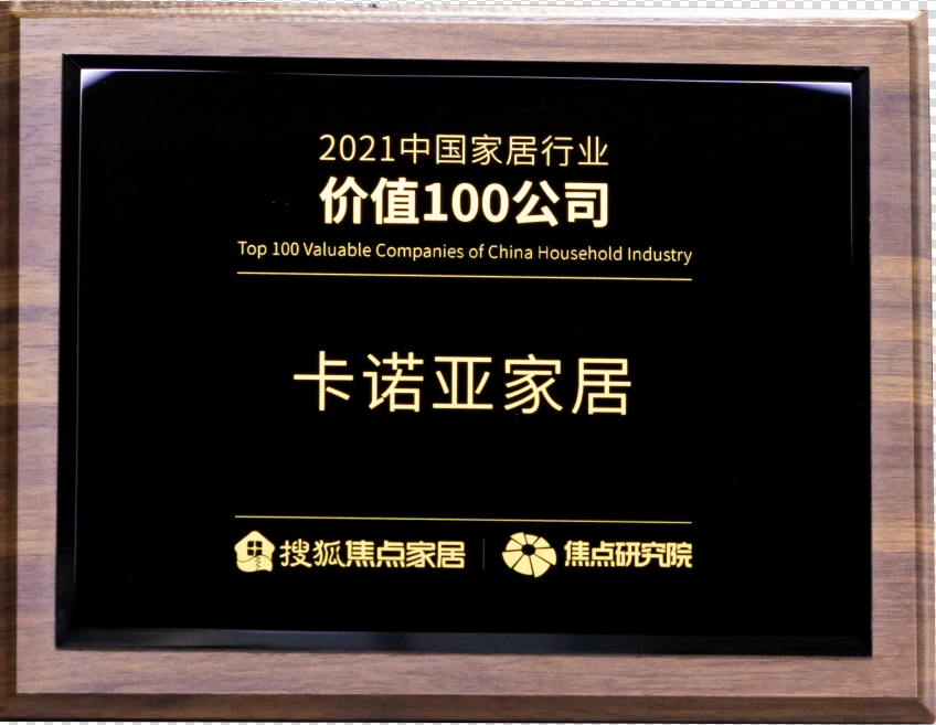 91视频免费观看家居荣获“2021中国家居行业价值100公司”